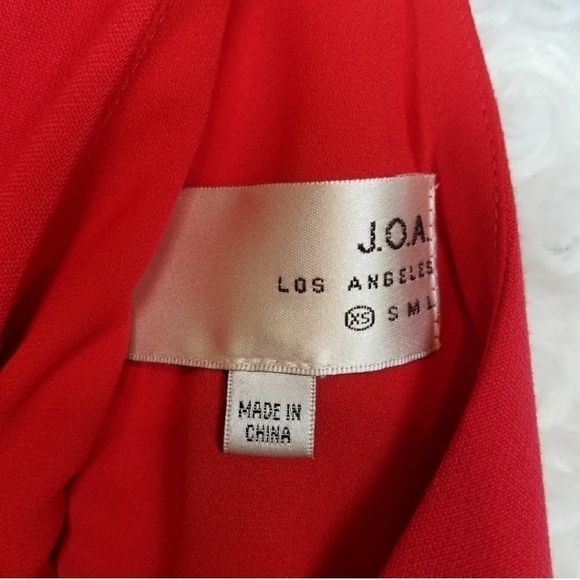 J.O.A. Red Halter Midi Dress - Picture 8 of 8